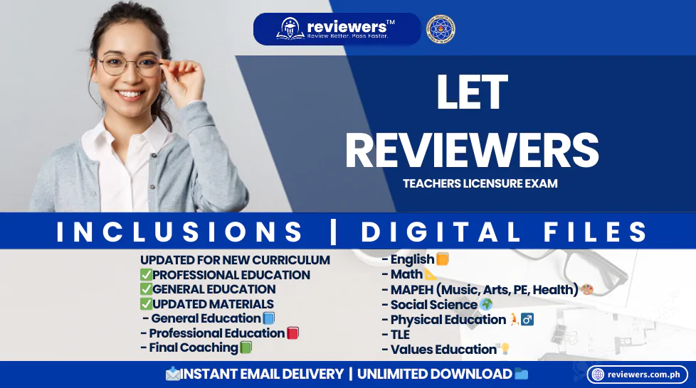 Licensure Examination for Professional Teachers (LEPT) Reviewer